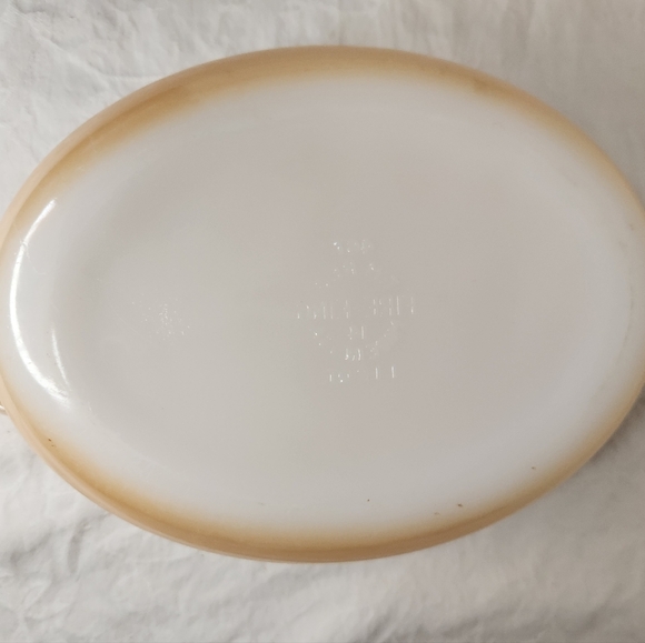 Fire King Lustreware Milkglass Dish - Picture 5 of 11